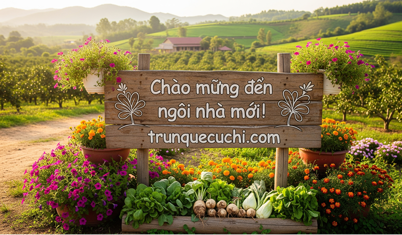 Nhà Mới Của Trùn Quế Củ&nbsp;Chi
