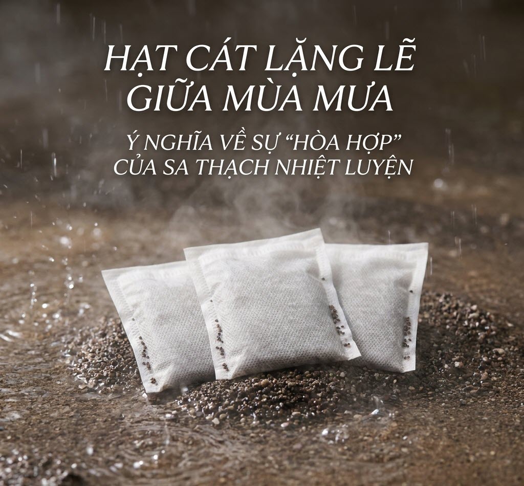 Hạt Cát Lặng Lẽ Giữa Mùa Mưa: Ý Nghĩa Của Sự “Dung Hòa” Từ Sa Thạch Nhiệt&nbsp;Luyện